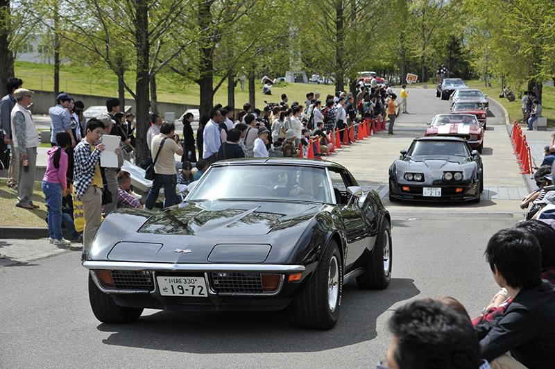 ▼トヨタ2000GT#33、フォードGT40をはじめ今年も多彩な車両に走行いただきました。