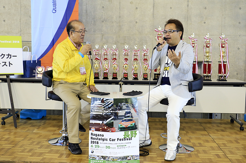 ▼自動車ライターの西川淳さんトーク＆サイン会