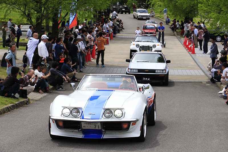 ▼スーパーカーから、軽トラまで、今年も多彩な車両にパレード走行していただきました。