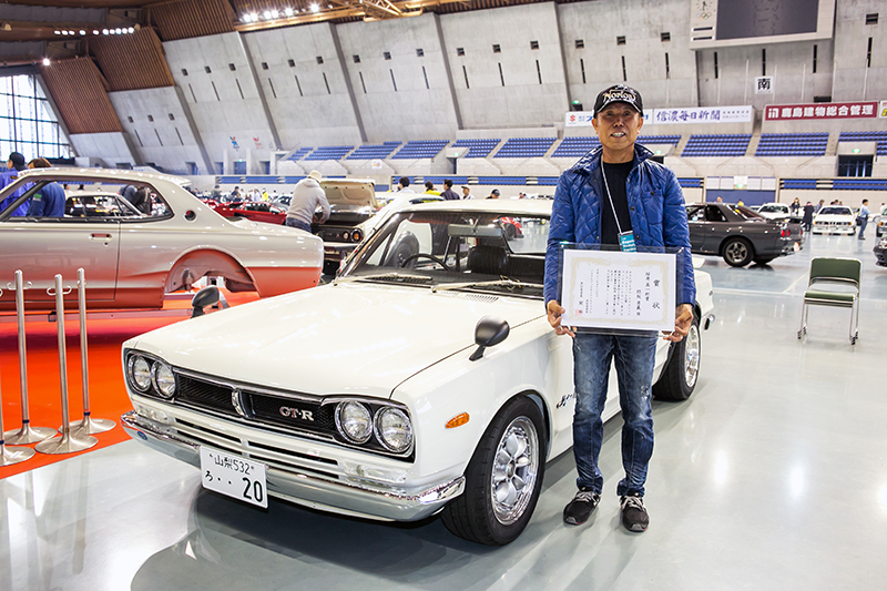 ▼櫻井眞一郎特別賞：保坂 勇義さん所有の「ハコスカGT-R」