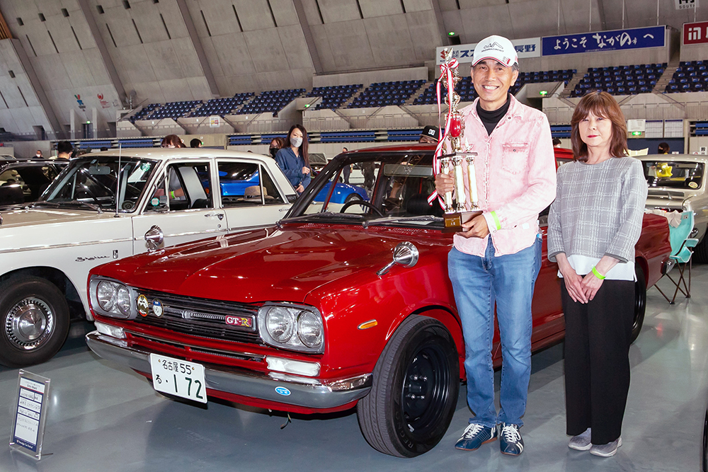 ▼大賞：川井 賢一さん所有の「スカイライン4ドア2000GT-R」