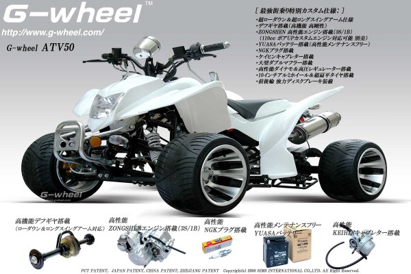 G-wheel New ATV50cc